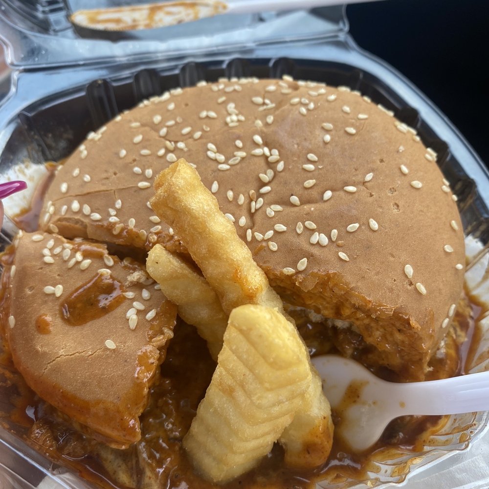 Stick the fries in the chili cheese... you're welcome