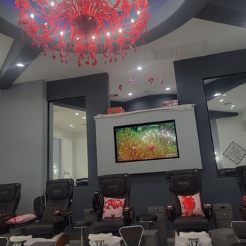 Aria Nail Bar - Massage Pedicure Chairs and TV - Nail Salons Near Me - Richardson, Texas