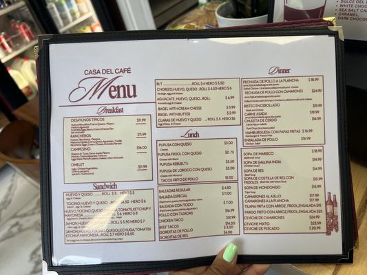 Menu photo 6 Casa Del Café Westbury, NY