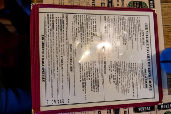Menu photo 6 The Village Tavern Long Grove, IL Menu photo 6 The Village Tavern Long Grove, IL
