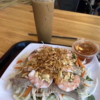 Saigon Eatery - Shrimp and Pork Papaya Salad & Vietnamese Iced Coffee - Noodles Near Me - Torrance, California Saigon Eatery - Shrimp and Pork Papaya Salad & Vietnamese Iced Coffee - Noodles Near Me - Torrance, California