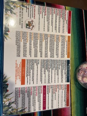 Menu photo 4 Casa Ramos Rancho Cordova, CA