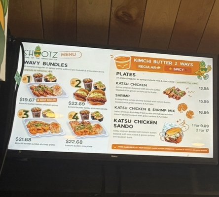 Menu photo 1 Shootz Long Beach, CA