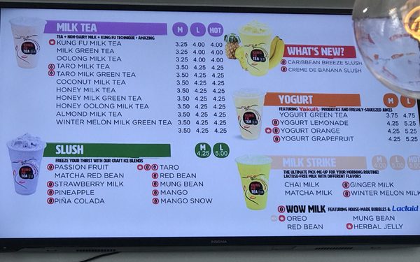 Menu photo 4 Kung Fu Tea Millburn, NJ