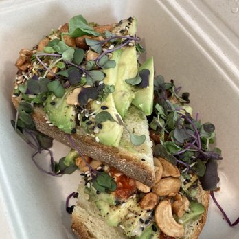 The Harbinger Cafe & Bakery - Grasshopper toast $8.50 - Coffee & Tea Near Me - Charleston, South Carolina