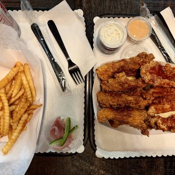 Holdaak Fried Chicken - 8 chicken strips and fries. Good! - Chicken Shop Near Me - Paramount, California Holdaak Fried Chicken - 8 chicken strips and fries. Good! - Chicken Shop Near Me - Paramount, California