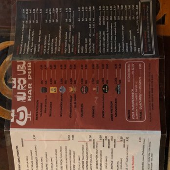 Roi Ubu Pub - Menu - Pubs Near Me - Geneva, GE Roi Ubu Pub - Menu - Pubs Near Me - Geneva, GE