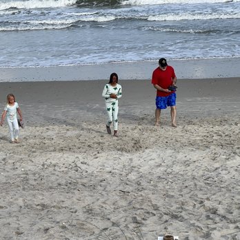 Onslow Beach - Beach combing with grandpa. - Beaches Near Me - Camp Lejeune, North Carolina