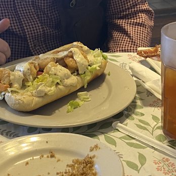 Grits and Groceries - Shrimp Po Boy-also popular - Southern Near Me - Belton, South Carolina