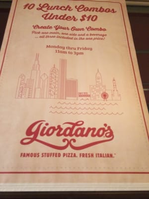 Menu photo 7 Giordano's Chicago, IL