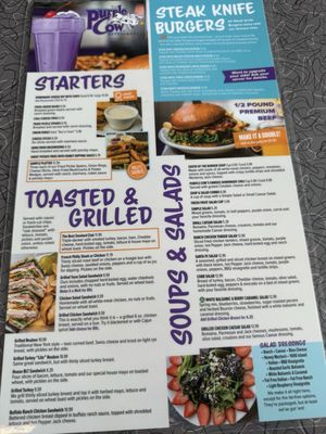 Menu photo 2 The Purple Cow Restaurant Conway, AR Menu photo 2 The Purple Cow Restaurant Conway, AR