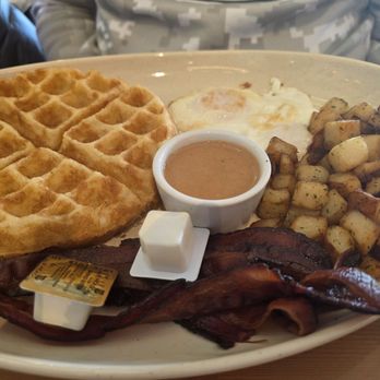 Toasted Brunch Bar + Café - Mark had Waky Waky with eggs over medium. He enjoyed it! - Breakfast & Brunch Near Me - Beavercreek, Ohio Toasted Brunch Bar + Café - Mark had Waky Waky with eggs over medium. He enjoyed it! - Breakfast & Brunch Near Me - Beavercreek, Ohio