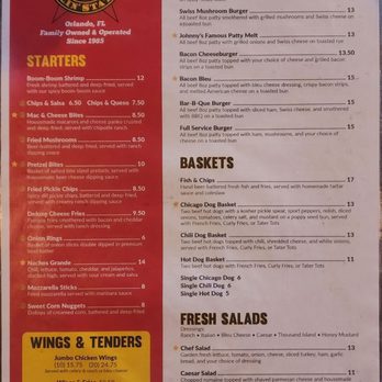 Johnny's Fillin' Station - Burgers Near Me - Orlando, Florida Johnny's Fillin' Station - Burgers Near Me - Orlando, Florida