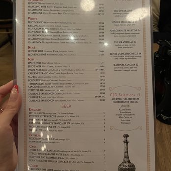 The Select - drink menu - Mediterranean Near Me - Sandy Springs, Georgia