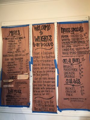 Menu photo 7 Wright's Barbecue Johnson, AR