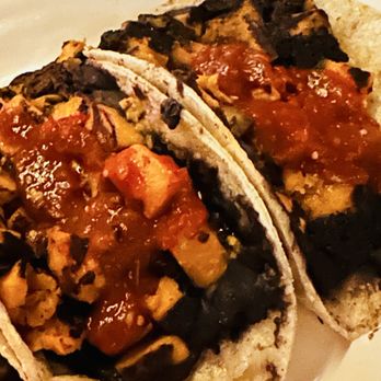 Tacombi - Vegan Black Bean & Sweet Potato Tacos (ask for no cheese) - Mexican Near Me - New York, New York Tacombi - Vegan Black Bean & Sweet Potato Tacos (ask for no cheese) - Mexican Near Me - New York, New York
