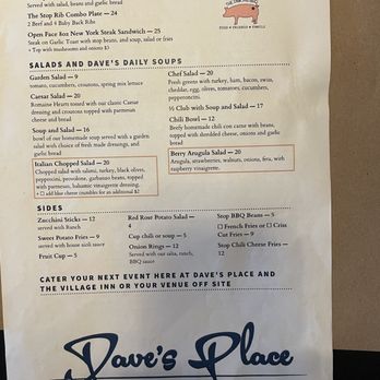 Dave's Place - Menu - Salad Near Me - Lompoc, California Dave's Place - Menu - Salad Near Me - Lompoc, California