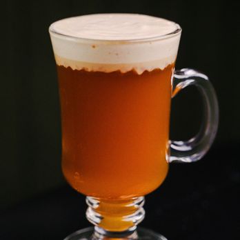 Mandrake Rooftop - Buffalo Trace, Cynar, Honey, Spiced Chai Apple Cider, Lemon, Salted Coconut Foam - Sushi Bars Near Me - Columbus, Ohio