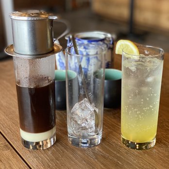 Do Chay - Coffee Compressor with evaporated milk Some Lime drink - Vietnamese Near Me - Vancouver, British Columbia