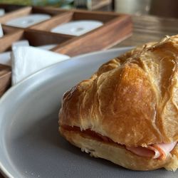 La Grekka Cafe Art & Lounge - Ham and cheese croissant