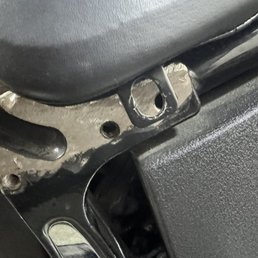 The tanks on showing how the seat won't possibly line up !!