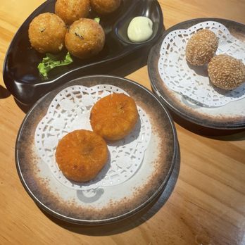 Okawa Sushi - Takoyaki pumpkin mochi sesame ball - Japanese Near Me - Milpitas, California Okawa Sushi - Takoyaki pumpkin mochi sesame ball - Japanese Near Me - Milpitas, California