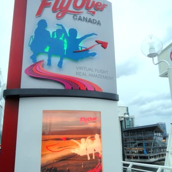 FlyOver Canada - Marker beside the entrance to FlyOver Canada - Amusement Parks Near Me - Vancouver, British Columbia FlyOver Canada - Marker beside the entrance to FlyOver Canada - Amusement Parks Near Me - Vancouver, British Columbia