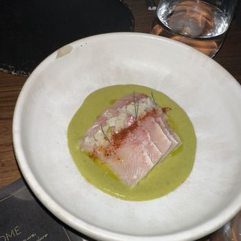 MILA Restaurant - Yellowtail crudo - Mediterranean Near Me - Miami Beach, Florida