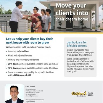 Chris Kamali - Golden 1 Credit Union - Mortgage Brokers Near Me Chris Kamali - Golden 1 Credit Union - Mortgage Brokers Near Me