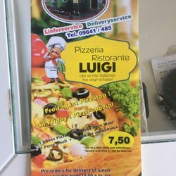 Pizzeria Luigi - Menu