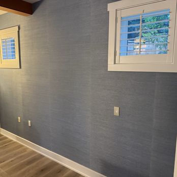 Wallpaper Hanging By Alex - Gorgeous grasscloth install - Wallpapering Near Me Wallpaper Hanging By Alex - Gorgeous grasscloth install - Wallpapering Near Me