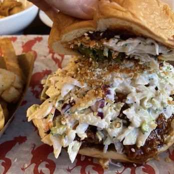 Flock Shop - Korean bbq sammy - American Near Me - Spartanburg, South Carolina