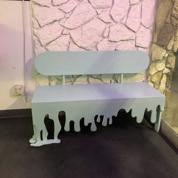 Cravings Ice Cream - I totally love this little bench - Ice Cream & Frozen Yogurt Near Me - Bellflower, California Cravings Ice Cream - I totally love this little bench - Ice Cream & Frozen Yogurt Near Me - Bellflower, California