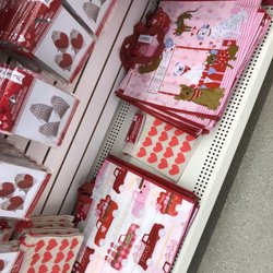 Dollar Tree - Valentines Reusable bags on bottom shelf