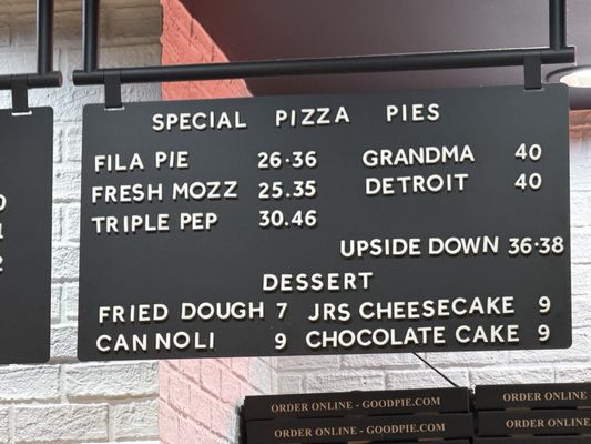 Menu photo 1 Good Pie Las Vegas, NV