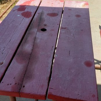 Vacationer RV Park - Dirty site table - Campgrounds Near Me - El Cajon, California Vacationer RV Park - Dirty site table - Campgrounds Near Me - El Cajon, California