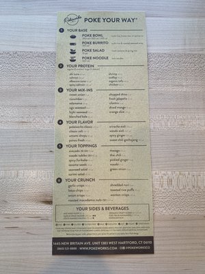 Menu photo 8 Pokeworks West Hartford, CT