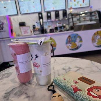 R&B Tea - Temecula - Watermelon Slush and Avocado Stormy - Bubble Tea Near Me - Temecula, California