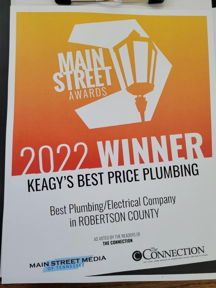 Slide of Keagy's Best Price Plumbing