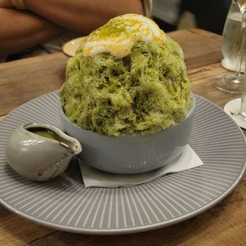 Kata Robata - Green tea kakigori shaved ice - Sushi Bars Near Me - Houston, Texas Kata Robata - Green tea kakigori shaved ice - Sushi Bars Near Me - Houston, Texas