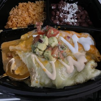 Cocina Madrigal - Mushroom enchilada, chicken enchilada with sauce, avo/sour cream topping. - Tacos Near Me - Phoenix, Arizona Cocina Madrigal - Mushroom enchilada, chicken enchilada with sauce, avo/sour cream topping. - Tacos Near Me - Phoenix, Arizona