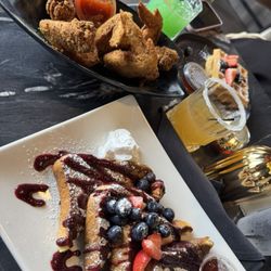 The View 1701 - French toast and friend chicken wings