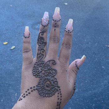 Pamper Nails & Spa - After I put on henna, they popped even more - Nail Salons Near Me - Sunnyvale, California Pamper Nails & Spa - After I put on henna, they popped even more - Nail Salons Near Me - Sunnyvale, California