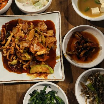 The Grill - ojingeo-bokkeum (stir-fried squid) - Korean Near Me - Lakewood, Washington The Grill - ojingeo-bokkeum (stir-fried squid) - Korean Near Me - Lakewood, Washington