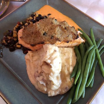 Traders - Horseradish encrusted Salmon - Seafood Near Me - Sanibel, Florida