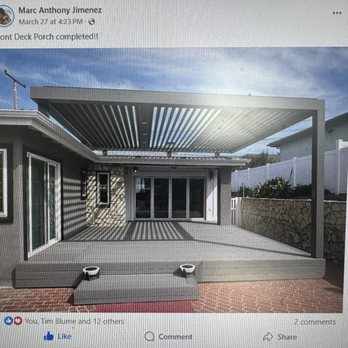 Elevate Builders Group - Trex decking, matching paint and pergula. - General Contractors Near Me - Rancho Palos Verdes, California Elevate Builders Group - Trex decking, matching paint and pergula. - General Contractors Near Me - Rancho Palos Verdes, California