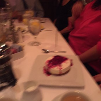 Ruth's Chris Steak House - Ruth's incredible cheesecake with blueberry sauce! Perfection. - Steakhouses Near Me - Mobile, Alabama Ruth's Chris Steak House - Ruth's incredible cheesecake with blueberry sauce! Perfection. - Steakhouses Near Me - Mobile, Alabama