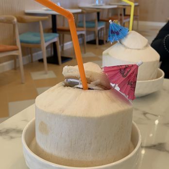 Mamak Vegan Kitchen - Fresh Coconut Drink - Vegan Near Me - Chamblee, Georgia Mamak Vegan Kitchen - Fresh Coconut Drink - Vegan Near Me - Chamblee, Georgia
