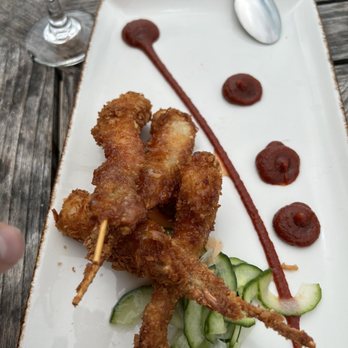 Roy's at Pebble Beach - Kona coconut shrimp- omg amazing but once again has dairy in the batter . - Asian Fusion Near Me - Pebble Beach, California Roy's at Pebble Beach - Kona coconut shrimp- omg amazing but once again has dairy in the batter . - Asian Fusion Near Me - Pebble Beach, California