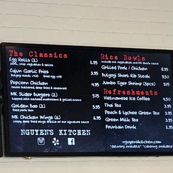 Nguyen's Kitchen - menu 2 of 2 (may 2021) - Vietnamese Near Me - Costa Mesa, California